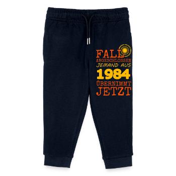 Fall 1984 - Kids Organic Sweatpants by Stanley/Stella - navy - Front