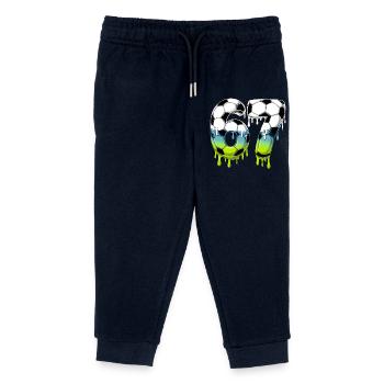 7. Geburtstag Fußballshirt Ich war 6 Jetzt bin ich 7 Jahre - Kinder Organic Jogginghose Mini Mover von Stanley/Stella - Navy - Vorne
