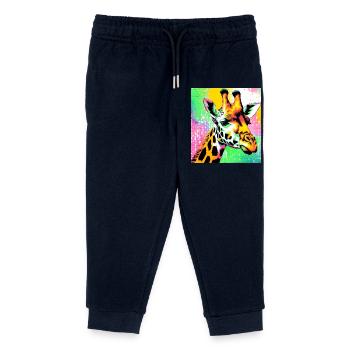 girafe - Pantalon de jogging enfant bio Stanley/Stella - marine - Devant