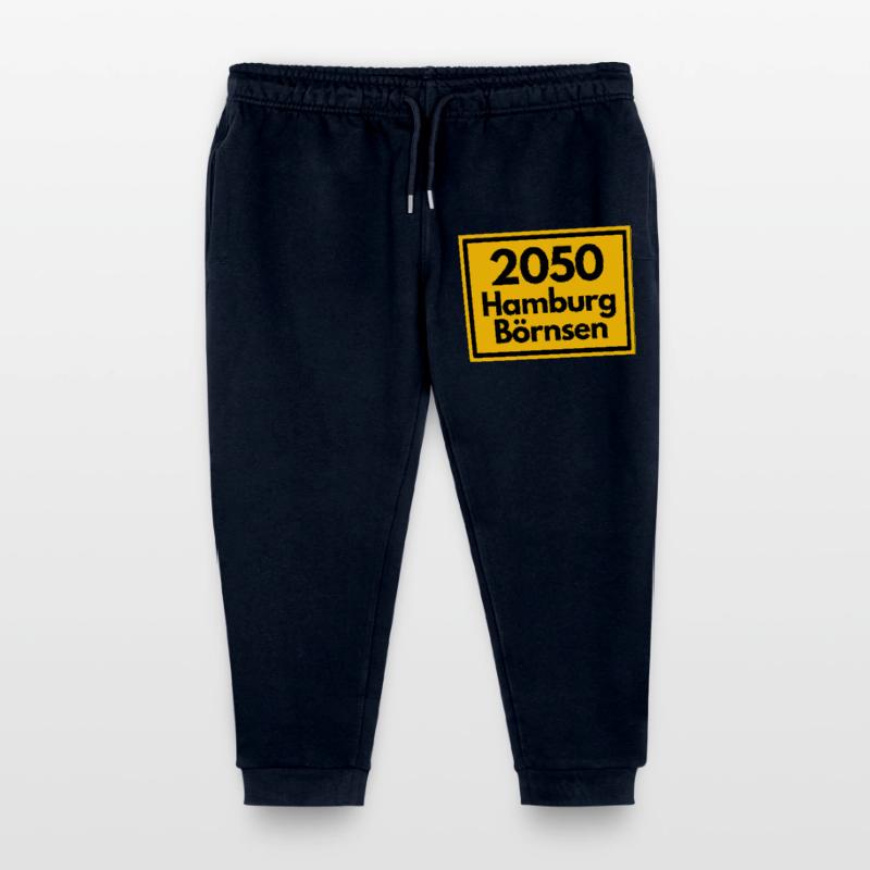 OLD POSTCODE POSTCODE RETRO 2053 HAMBURG BÖRNSEN Kids Organic Sweatpants by Stanley/Stella