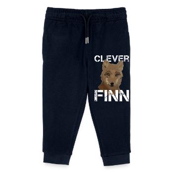 Finn Birthday Finn - Kids Organic Sweatpants by Stanley/Stella - navy - Front