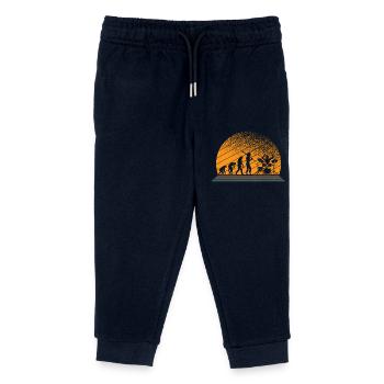 Drummer Drums Evolution Full Moon Stage - Kids Organic Sweatpants by Stanley/Stella - navy - Front