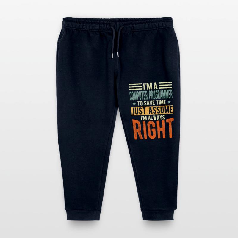 Computer programmer Kids Organic Sweatpants by Stanley/Stella