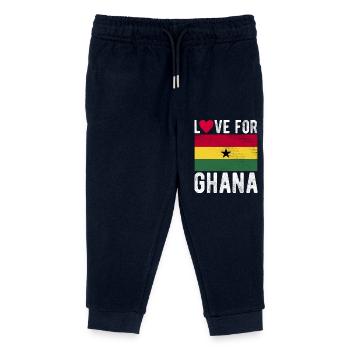 Drapeau du Ghana - Pantalon de jogging enfant bio Stanley/Stella - marine - Devant