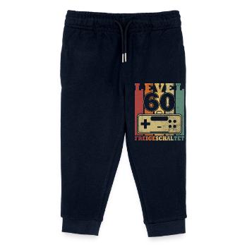 Level 60 Freigeschaltet - Kinder Organic Jogginghose Mini Mover von Stanley/Stella - Navy - Vorne