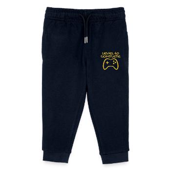 40th birthday - 40 years gift - Kids Organic Sweatpants by Stanley/Stella - navy - Front