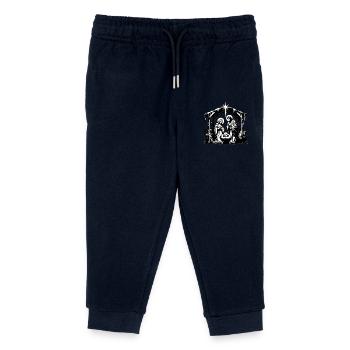 Famille de Noël Maria Joseph Jesus - Pantalon de jogging enfant bio Stanley/Stella - marine - Devant