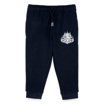 Thailand Tempel Asiatische Architektur - Kinder Organic Jogginghose Mini Mover von Stanley/Stella - Navy - Vorne