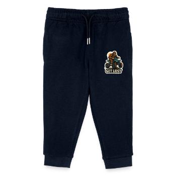Get Lost Sasquatch - Kids Organic Sweatpants by Stanley/Stella - navy - Front