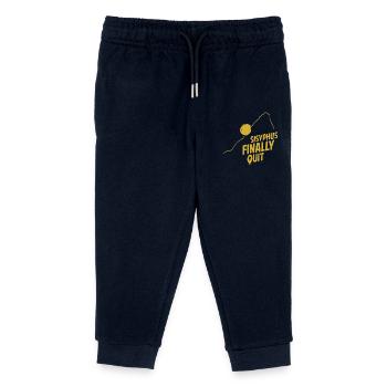 Le plan de retraite de l’absurde - Sisyphus Art - Pantalon de jogging enfant bio Stanley/Stella - marine - Devant