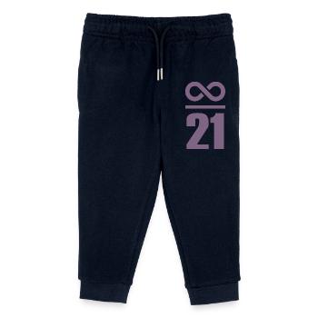 Infini de 21 millions de Bitcoin - Pantalon de jogging enfant bio Stanley/Stella - marine - Devant