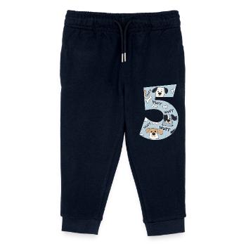 HUNDE NUMMER 5 JAHRE HUND 5. GEBURTSTAG - Kinder Organic Jogginghose Mini Mover von Stanley/Stella - Navy - Vorne