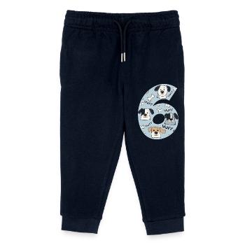 HUNDE NUMMER 6 JAHRE HUND 6. GEBURTSTAG - Kinder Organic Jogginghose Mini Mover von Stanley/Stella - Navy - Vorne