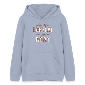 Gilmore Girls Spruch I'm The Lorelai To Your Rory  - Teenager Organic Hoodie Mini Cruiser von Stanley/Stella - Lavendel-Violett - Vorne - AI Model Teenager Female light (150cm)