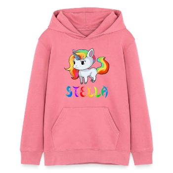 Stella Einhorn - Teenager Organic Hoodie Mini Cruiser von Stanley/Stella - Pink  - Vorne - AI Model Teenager Female dark (150cm)