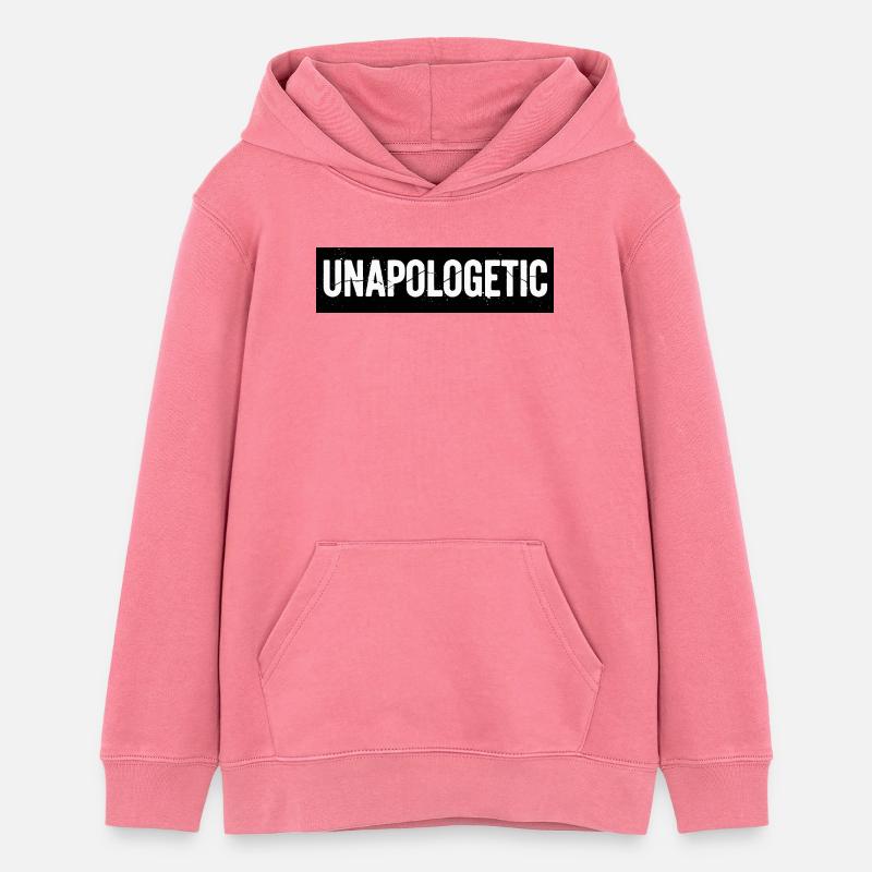 Authentiques sans vergogne - Sweat à capuche ado bio Stanley/Stella - rose 