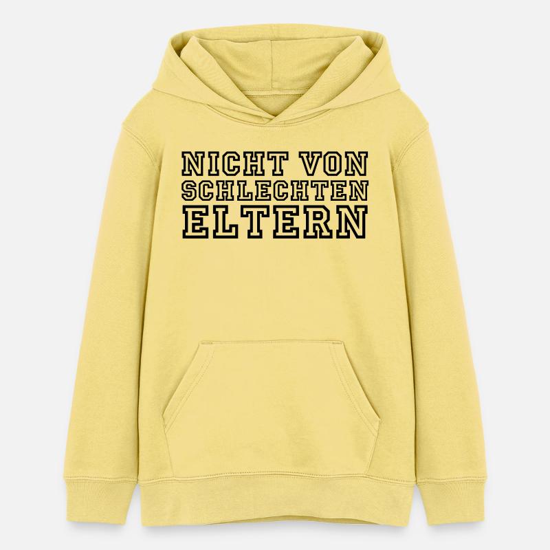 Pas mal du tout - Sweat à capuche ado bio Stanley/Stella - jaune viva 