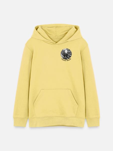 der Schrei tshirt - Teenager Organic Hoodie Mini Cruiser von Stanley/Stella - Gelb Viva