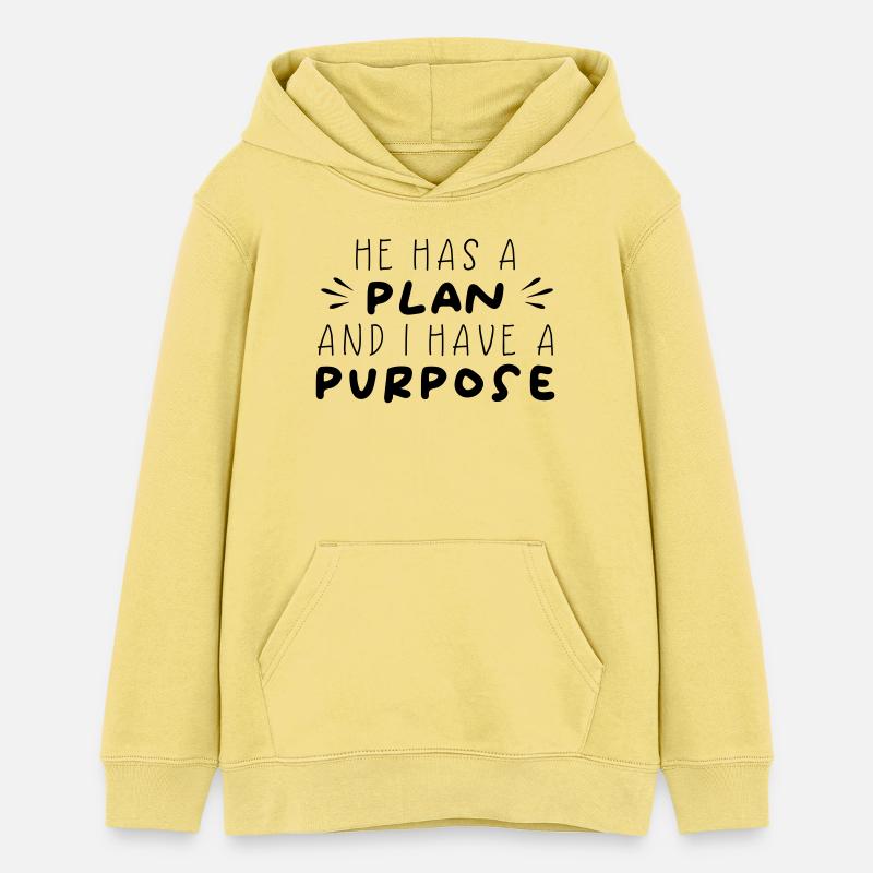 Plan & But - Sweat à capuche ado bio Stanley/Stella - jaune viva 