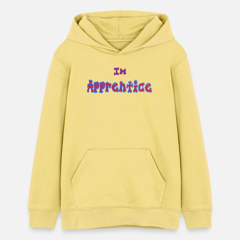 J-m_Apprentice - Sweat à capuche ado bio Stanley/Stella - jaune viva