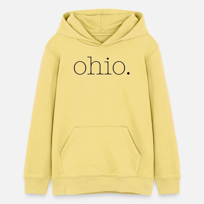 Ohio - Sweat à capuche ado bio Stanley/Stella - jaune viva 