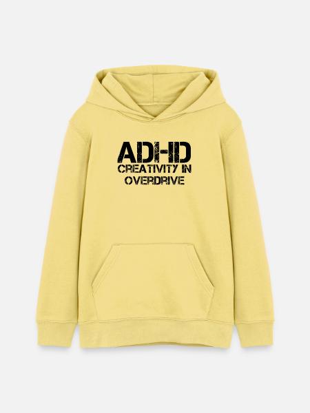 ADHS - Teenager Organic Hoodie Mini Cruiser von Stanley/Stella - Gelb Viva