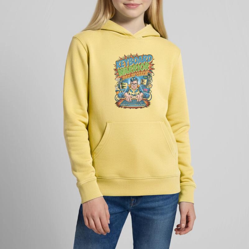 Remote Developer Keyboard Warrior Remote Coder Teenager Organic Hoodie Mini Cruiser von Stanley/Stella