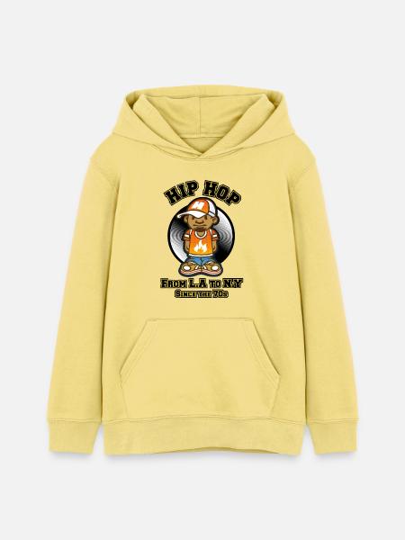 HIP HOP - Teenager Organic Hoodie Mini Cruiser von Stanley/Stella - Gelb Viva 