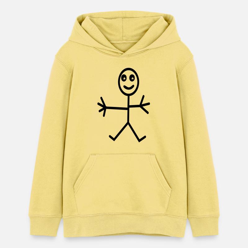 comique - Sweat à capuche ado bio Stanley/Stella - jaune viva