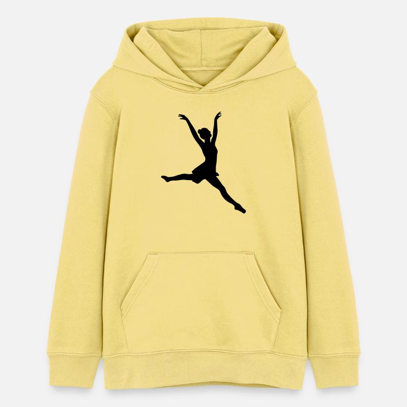Danseur - Sweat à capuche ado bio Stanley/Stella - jaune viva 