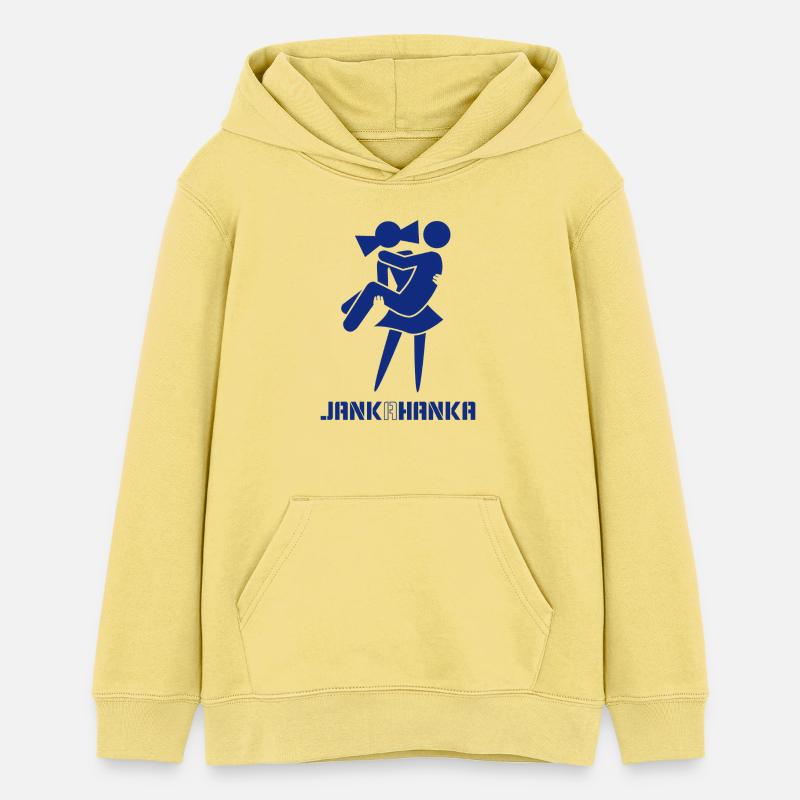 JANK A HANKA - Sweat à capuche ado bio Stanley/Stella - jaune viva 