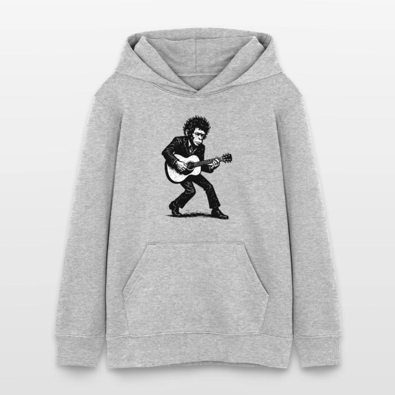 Auteur-compositeur-interprète | Le Singe Danseur Sweat à capuche ado bio Stanley/Stella