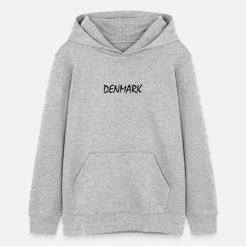 Danemark - Sweat à capuche ado bio Stanley/Stella - gris chiné