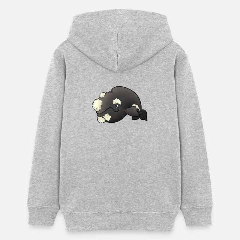 Petit sud Glattwal (Südkapper) - Sweat à capuche ado bio Stanley/Stella - gris chiné