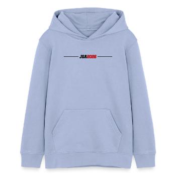 JGA 2026 - Teens Organic Hoodie by Stanley/Stella - sky - Front - AI Model Teenager Male light (155cm)