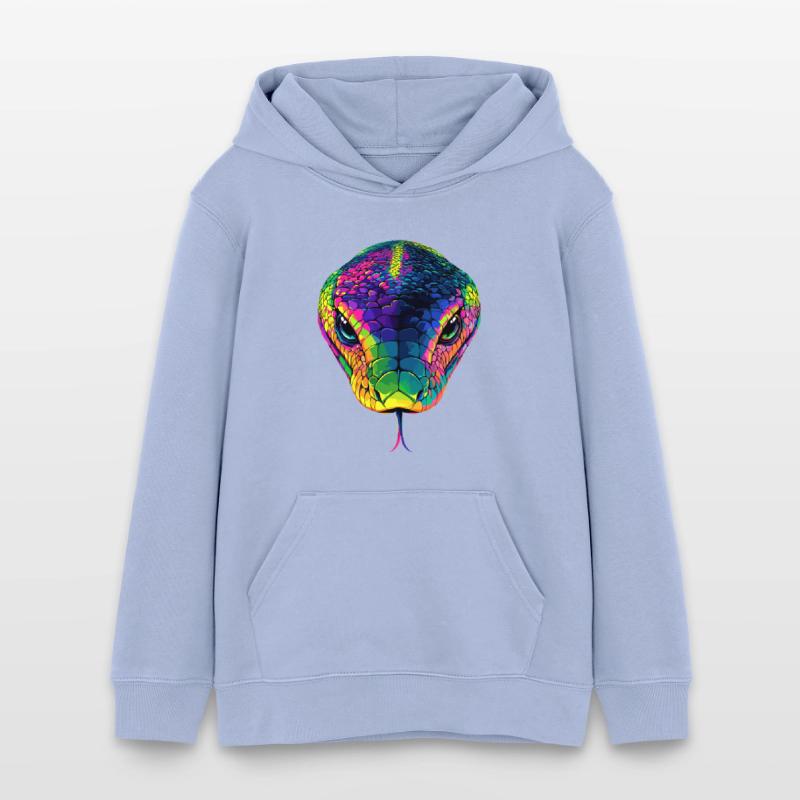 Snake Python Cobra Mamba Rattlesnake Snake Teens Organic Hoodie by Stanley/Stella