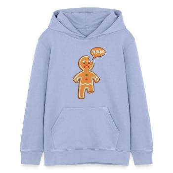 Lebkuchenmann Mi Mi Mi Mimimi Lustige Sprüche - Teenager Organic Hoodie Mini Cruiser von Stanley/Stella - Sky - Vorne - AI Model Teenager Male light (155cm)