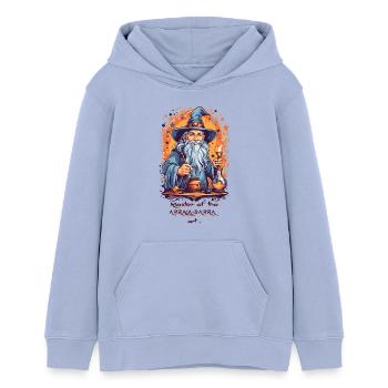 L’art d’Abracadabra - Sweat à capuche ado bio Stanley/Stella - ciel - Devant - AI Model Teenager Male light (155cm)