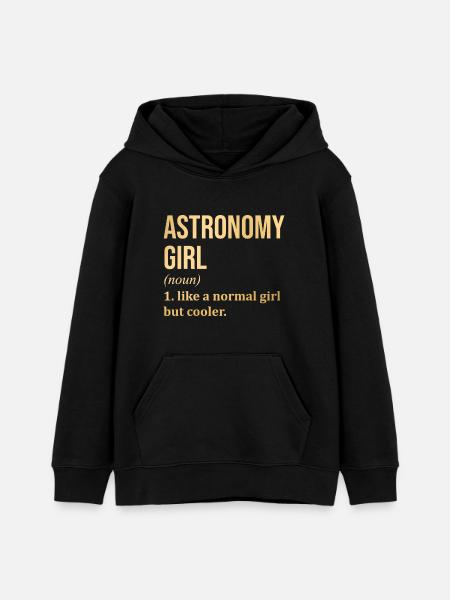 Astronomie Astronomie Astronomie Astronomie - Teenager Organic Hoodie Mini Cruiser von Stanley/Stella - Schwarz