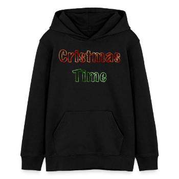 Weihnachten - Teenager Organic Hoodie Mini Cruiser von Stanley/Stella - Schwarz - Vorne - AI Model Teenager Male light (155cm)