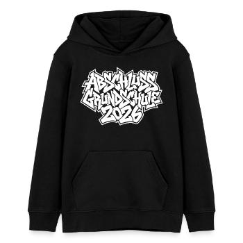 Grundschule Abschluss 2026 Graffiti - Teenager Organic Hoodie Mini Cruiser von Stanley/Stella - Schwarz - Vorne - AI Model Teenager Male light (155cm)