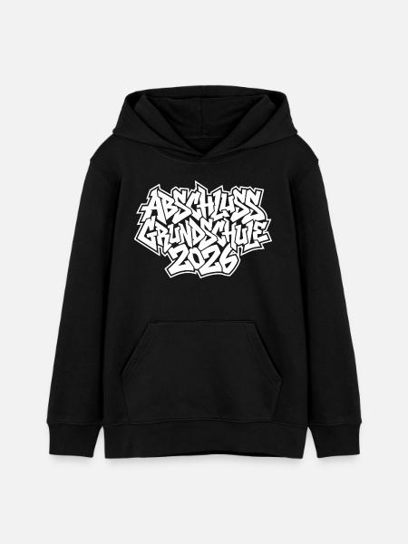 Grundschule Abschluss 2026 Graffiti - Teenager Organic Hoodie Mini Cruiser von Stanley/Stella - Schwarz