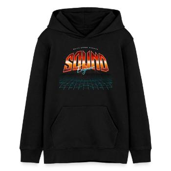 Sound Engineer - Teenager Organic Hoodie Mini Cruiser von Stanley/Stella - Schwarz - Vorne - AI Model Teenager Male light (155cm)