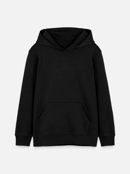 Mailand - Teenager Organic Hoodie Mini Cruiser von Stanley/Stella - Schwarz