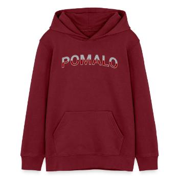 POMALO - Teenager Organic Hoodie Mini Cruiser von Stanley/Stella - Burgunderrot - Vorne - AI Model Teenager Male dark (155cm)