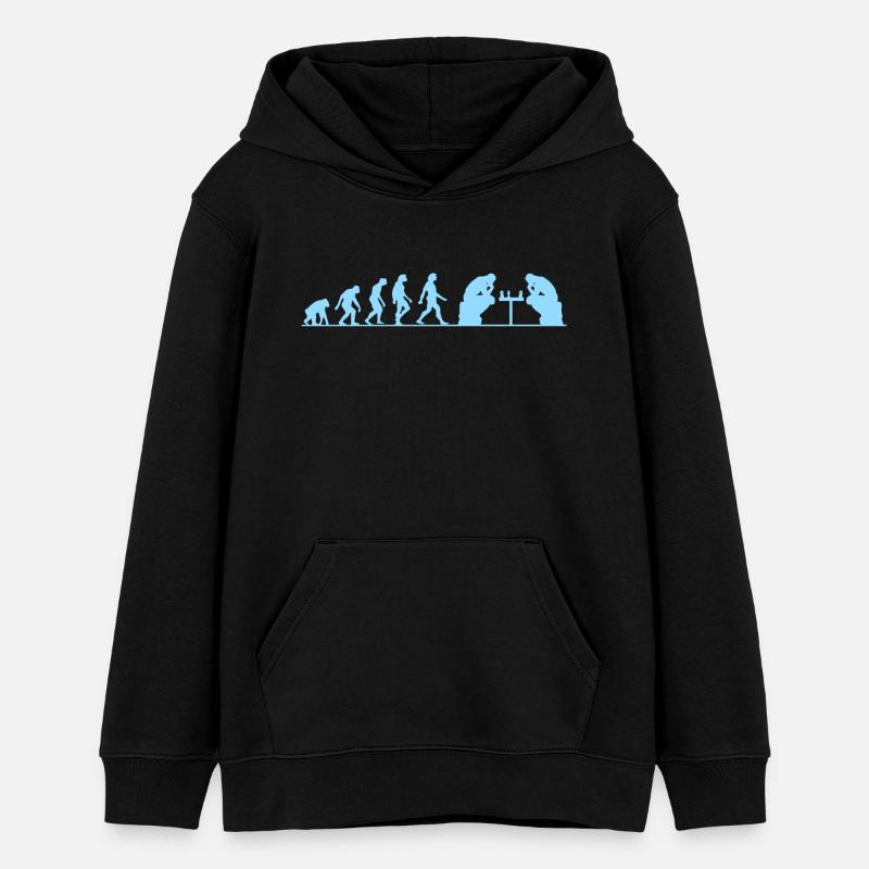 Evolution failure - Teens Organic Hoodie by Stanley/Stella - black