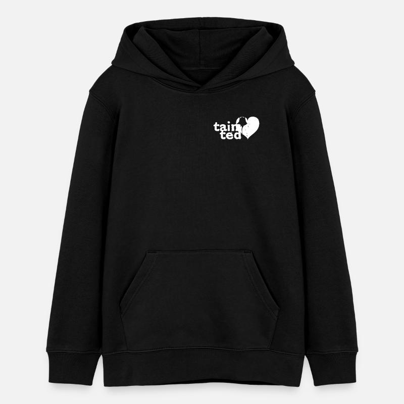 Amour souillé inspiré par le Soft C - Sweat à capuche ado bio Stanley/Stella - noir