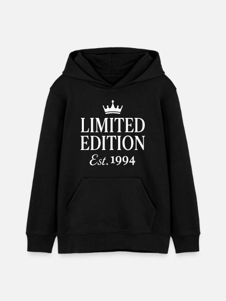 Édition limitée Est. 1994 - Sweat à capuche ado bio Stanley/Stella - noir