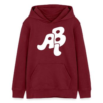 Abi - Abitur - Geschenk - Teenager Organic Hoodie Mini Cruiser von Stanley/Stella - Burgunderrot - Vorne - AI Model Teenager Male dark (155cm)