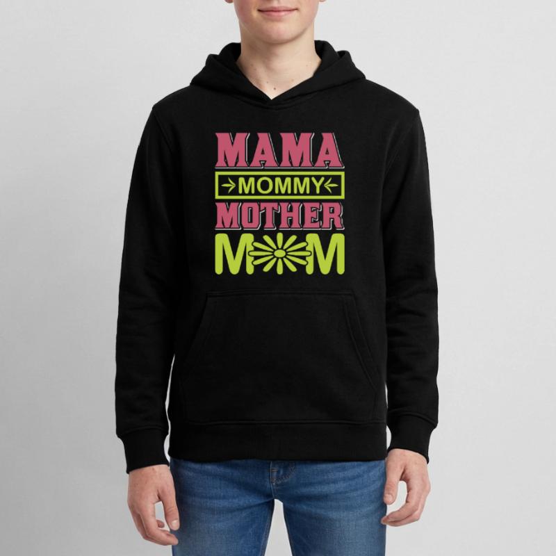 Maman Maman Maman Mignonne chemise cadeau de maternité Sweat à capuche ado bio Stanley/Stella